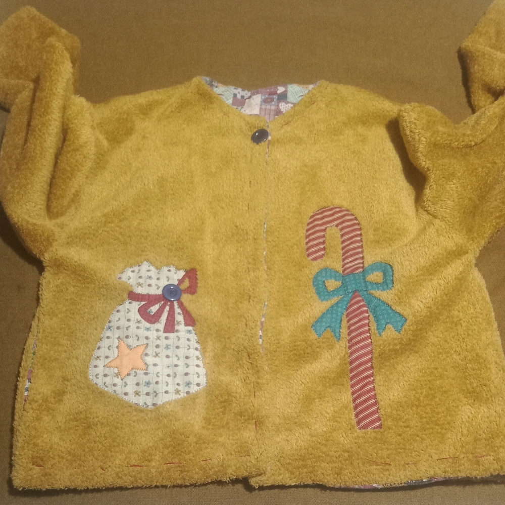 HANDMADE CHRISTMAS DECOR REVERSIBLE COAT